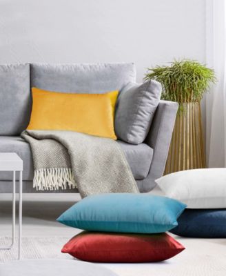 Elegant Velvet Removeable Cover 2-Pack Decorative Pillows, 12" x 20"