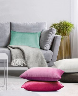 Elegant Velvet Removeable Cover 2-Pack Decorative Pillows, 12" x 20"