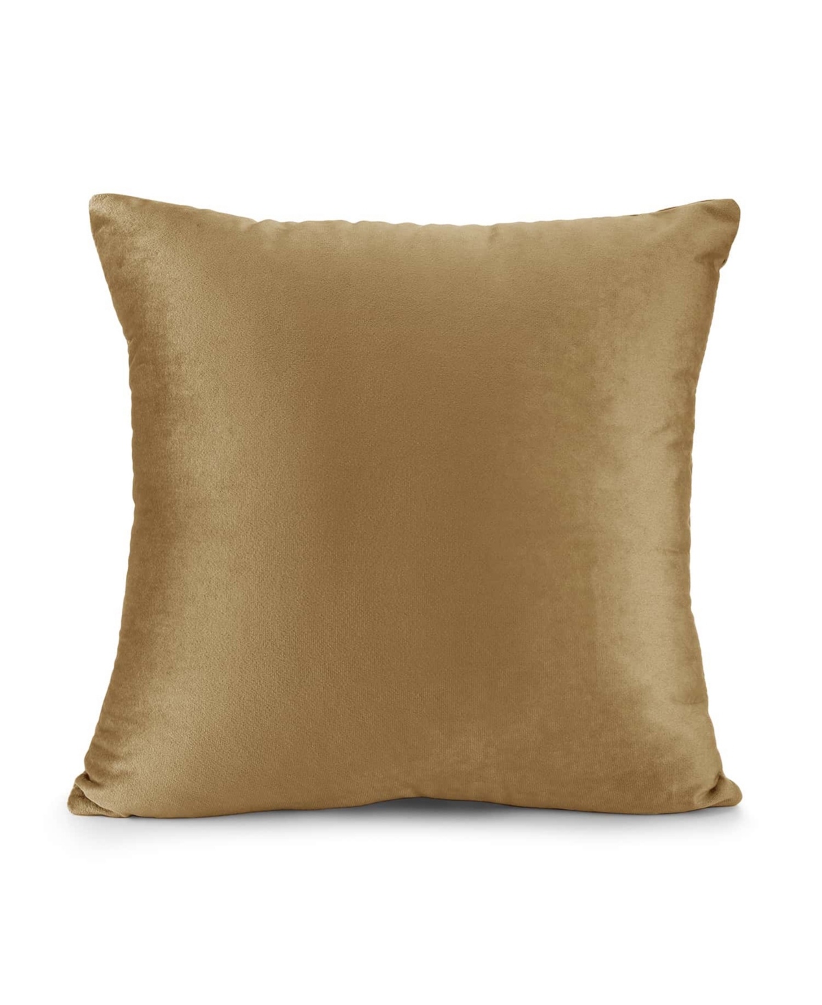Nestl Elegant 2-pack Velvet Decorative Throw Pillows With Removeable Covers, 16" X 16" In Mocha