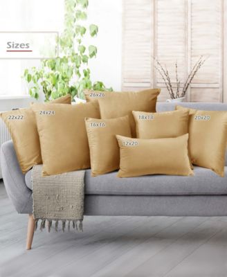 Elegant Velvet Removeable Cover 2-Pack Decorative Pillows, 20" x 20"