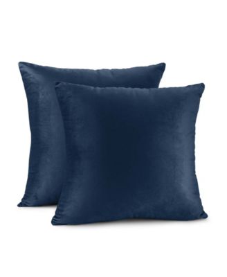 Elegant Velvet Removeable Cover 2-Pack Decorative Pillows, 20" x 20"