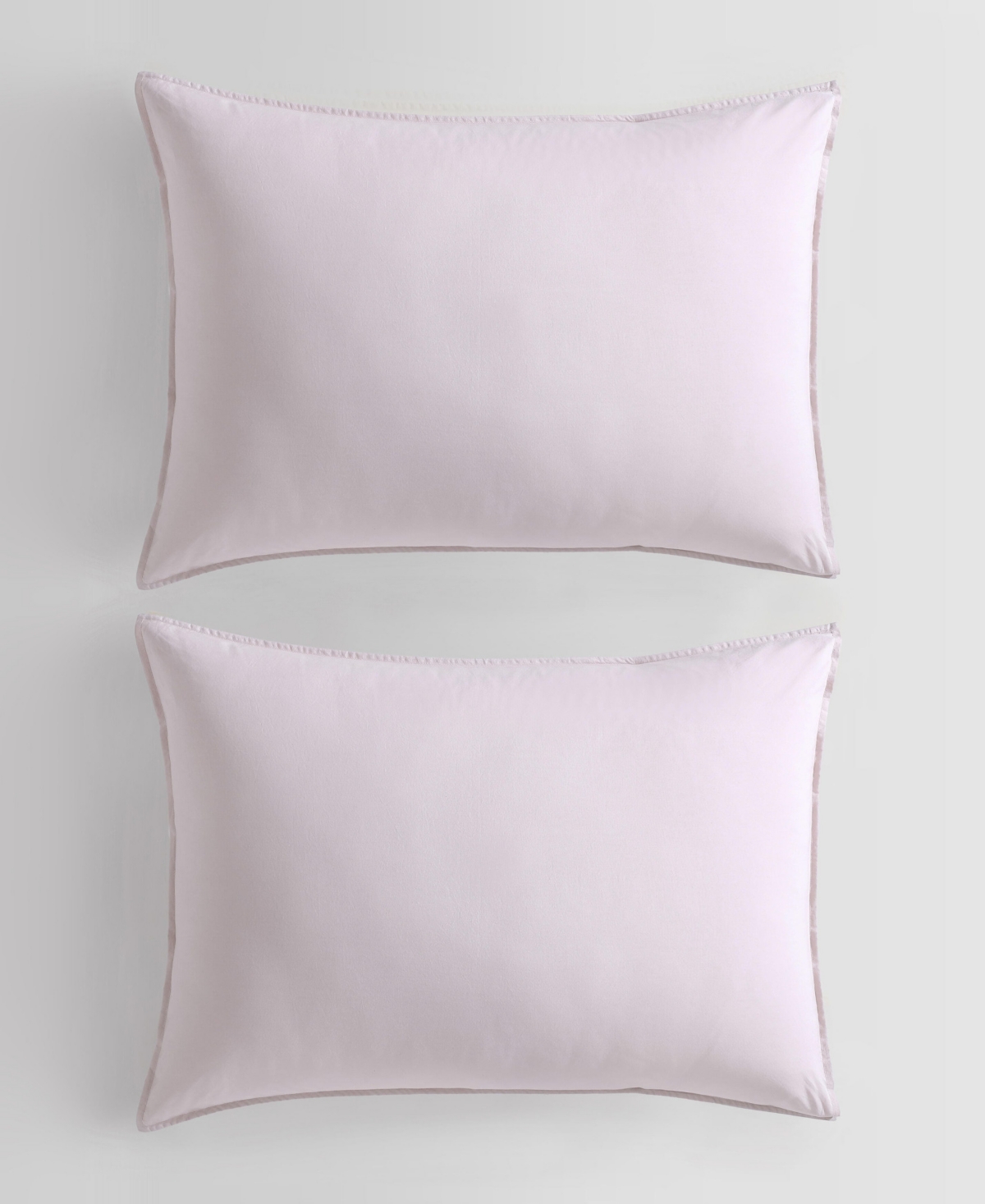 Shop Calvin Klein Washed Percale Cotton Solid 3 Piece Comforter Set, Queen In Petal Pink