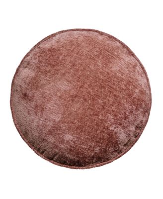 Delmonico Chenille Decorative Pillow, 16" Round