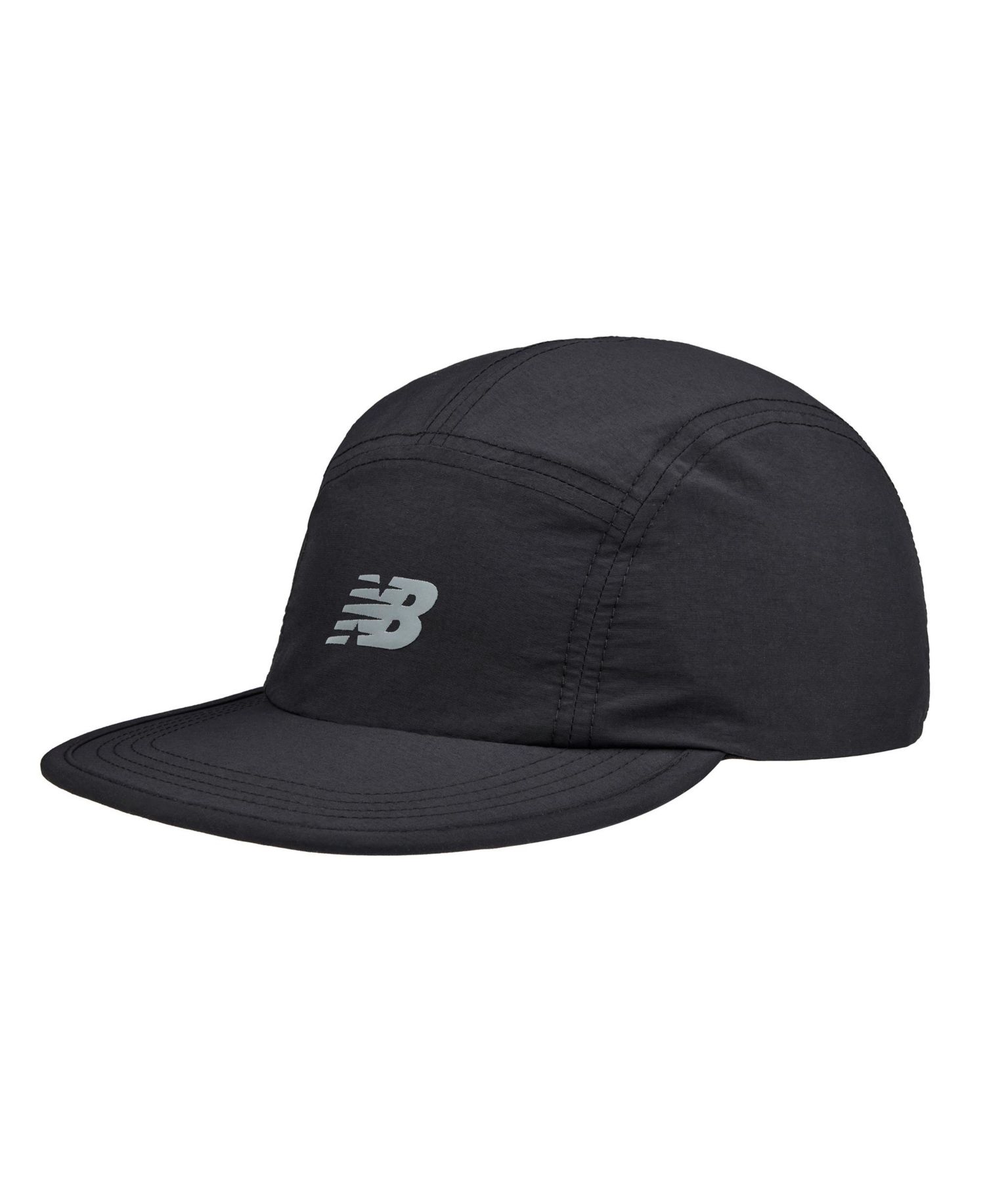 Men's Flying Logo Black 5-Panel Camper Hat