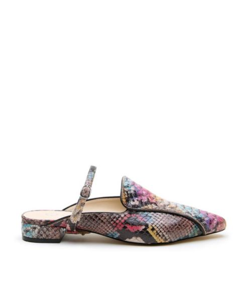 Женские сандалии Alterre Painted Snake Twiggy Customizable Pointed Loafer, цвет: Змеиный