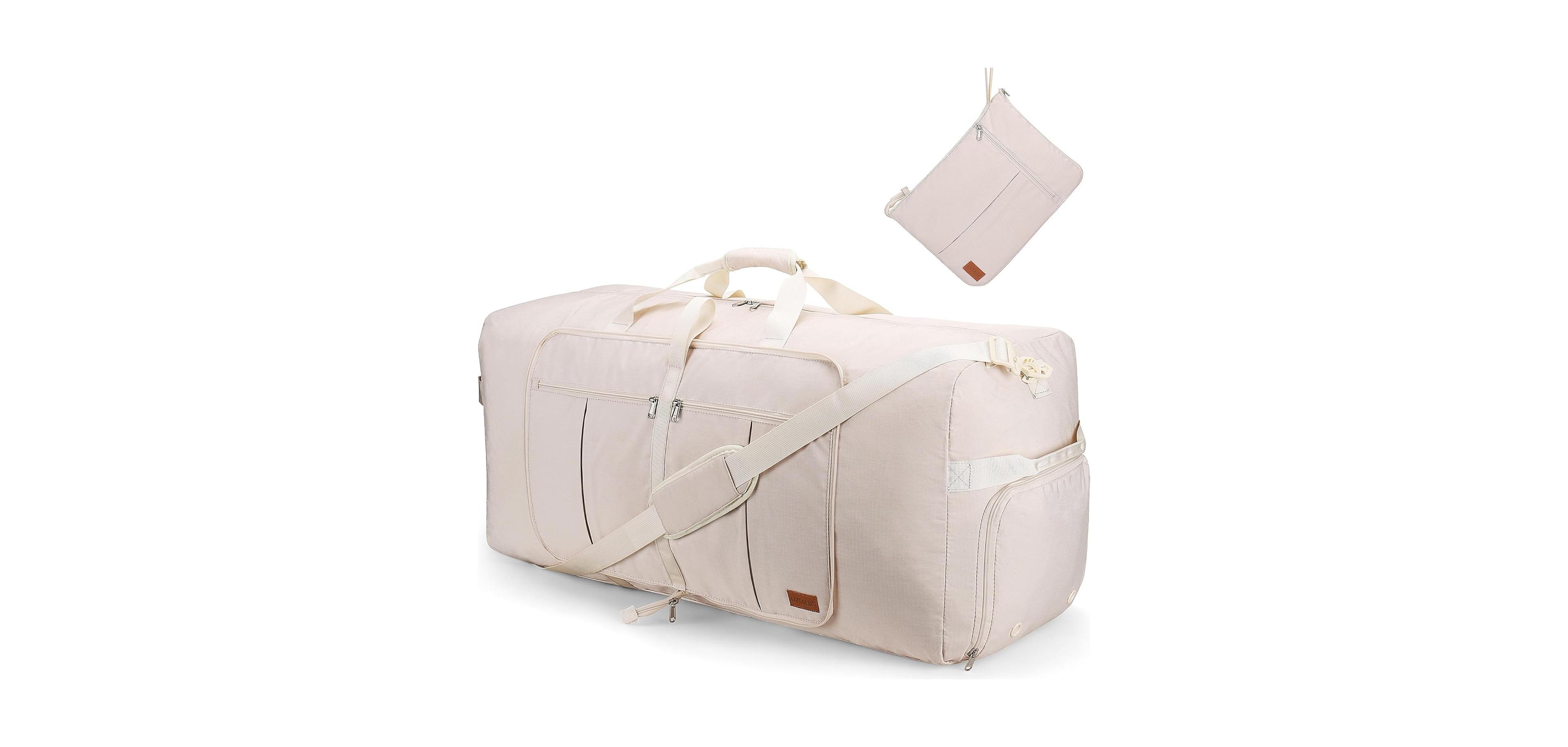 Urtala 100L Travel Duffle Bag for Men, Urtala 32” Large Duffle Bag for Traveling with Shoe Compartment, Foldable Travel Duffel Bag Weekender Ba