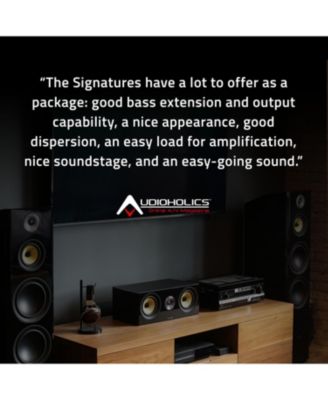 Signature HiFi Surround Sound Home Theater 5.0 Speaker System - Floorstanding Towers, Center and Rear Speakers