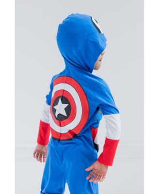 Baby Boys Captain America Iron Man Zip Up Cosplay Coverall
