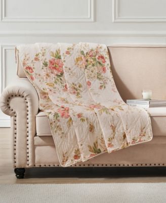 Cotton Reversible Quilted Throw, 50" x 60"