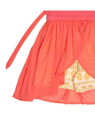 Disney Moana Girls Romper With Skirt Overlay Toddler |Child