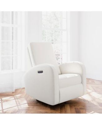 Santa Monica Power Recliner Swivel Glider (Ivory Basketweave)