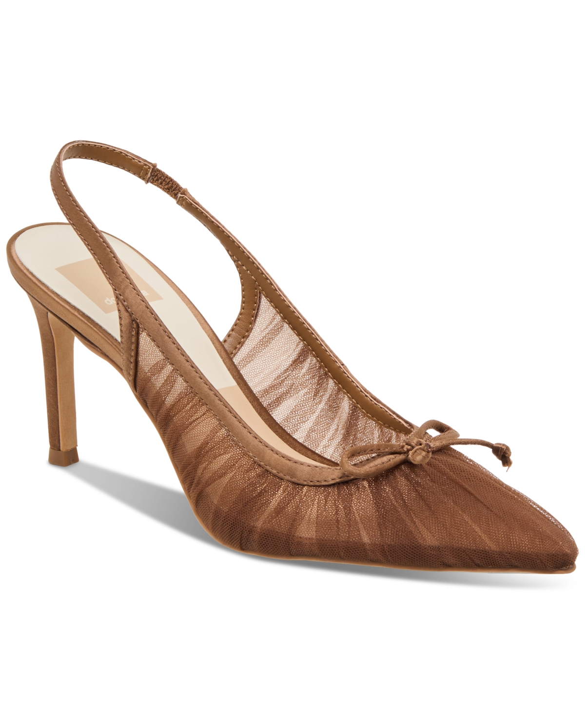 Dolce Vita Women's Yela Tule Bow Slingback Pumps