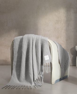 CLOSEOUT! Knitted Solid Throw, 70" X 50"