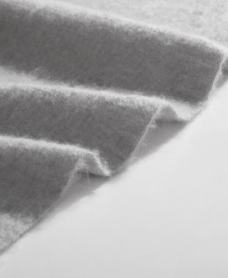 CLOSEOUT! Knitted Solid Throw, 70" X 50"