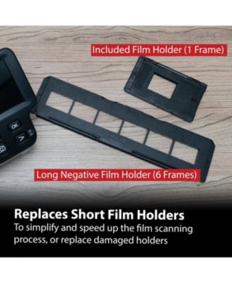 Long Tray Negative Film Holder for 35mm Compatible Film Scanners, Holds 6 Negative Frames to Speed up Processing Time, Easy To Use, Gently Flattens and Protects Film Edges - Set of 3 (NT01)