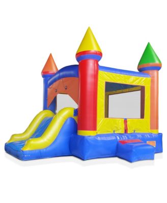Commercial Inflatable Bounce House with Water Slide and Misting System