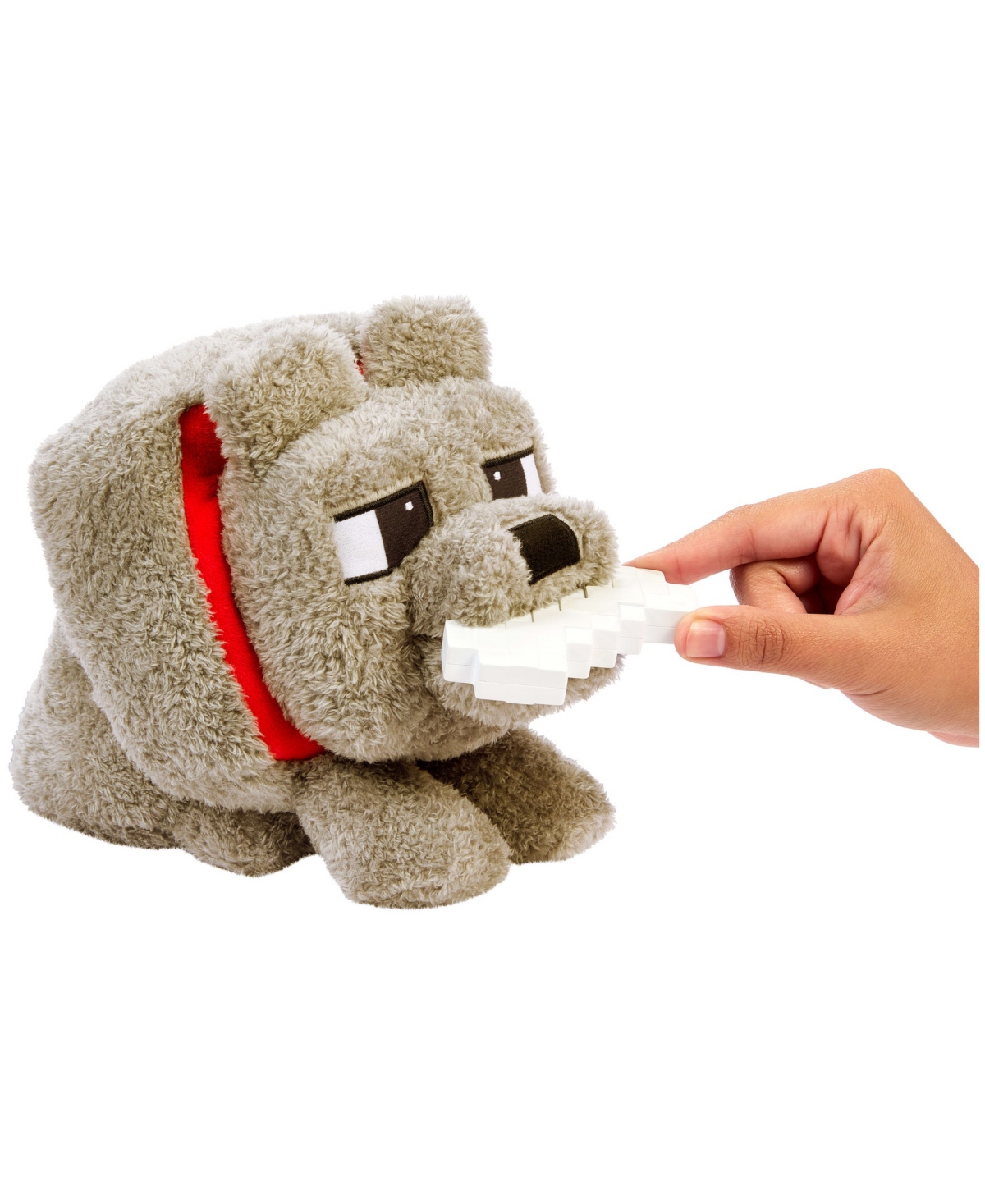 Minecraft Movie Food Mode Dennis Wolf Plush