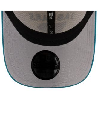 Men's Cream/Teal Jacksonville Jaguars 2025 NFL Draft 39THIRTY Flex Hat