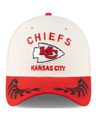 Men's Cream/Red Kansas City Chiefs 2025 NFL Draft 39THIRTY Flex Hat