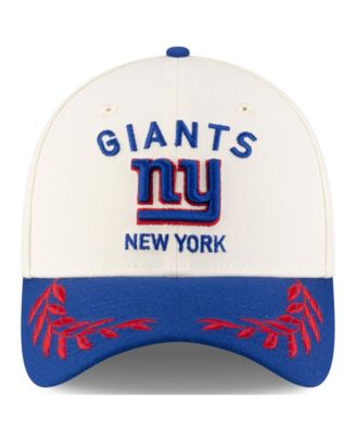 Men's Cream/Royal New York Giants 2025 NFL Draft 39THIRTY Flex Hat