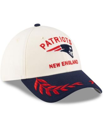 Men's Cream/Navy New England Patriots 2025 NFL Draft 39THIRTY Flex Hat
