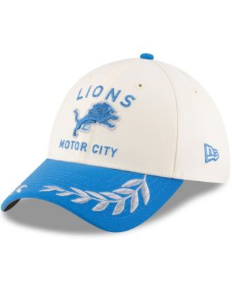 New Era - Men's Cream/Blue Detroit Lions 2025 NFL Draft 39THIRTY Flex Hat