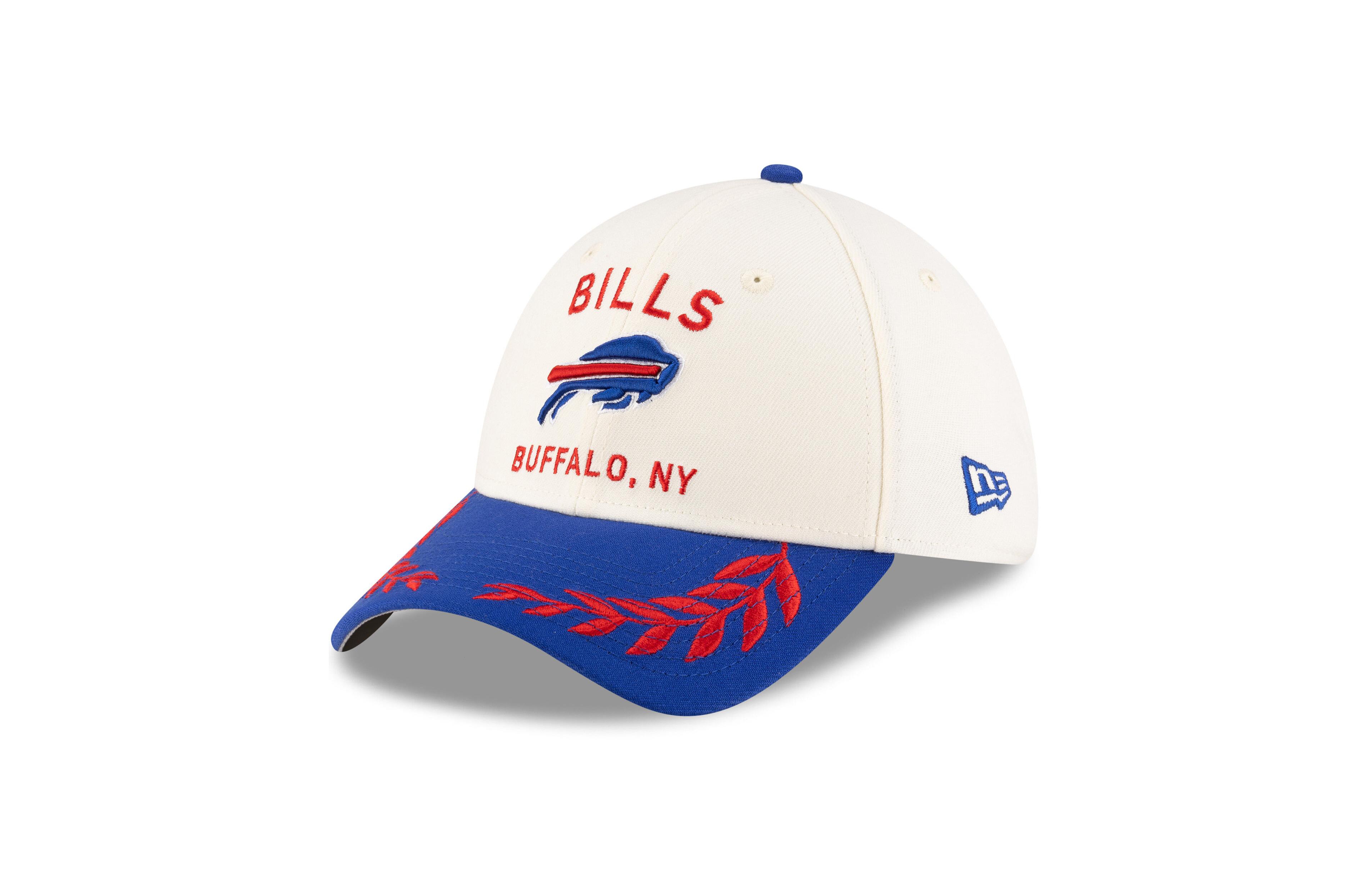 New Era Men's Cream/Royal Buffalo Bills 2025 Nfl Draft 39THIRTY Flex Hat