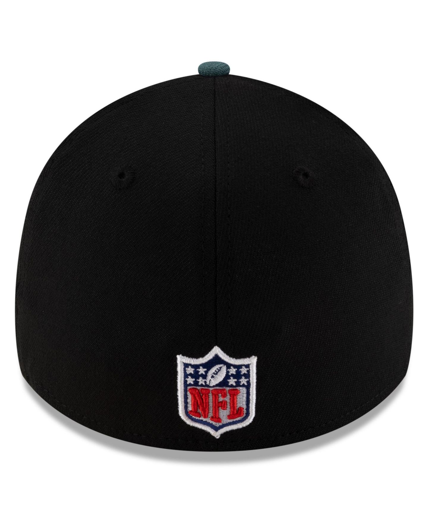 Мужская кепка New Era Black/Green Philadelphia Eagles 2025 NFL Draft 39THIRTY Flex Hat — фото 3