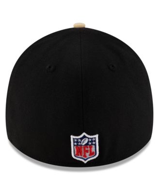Men's Black/Gold New Orleans Saints 2025 NFL Draft 39THIRTY Flex Hat