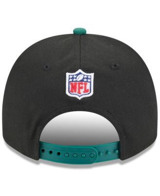 Men's Black/Green New York Jets 2025 NFL Draft A-Frame 9FIFTY Snapback Hat