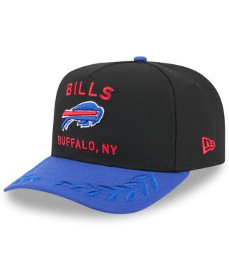 New Era - Men's Black/Royal Buffalo Bills 2025 NFL Draft A-Frame 9FIFTY Snapback Hat