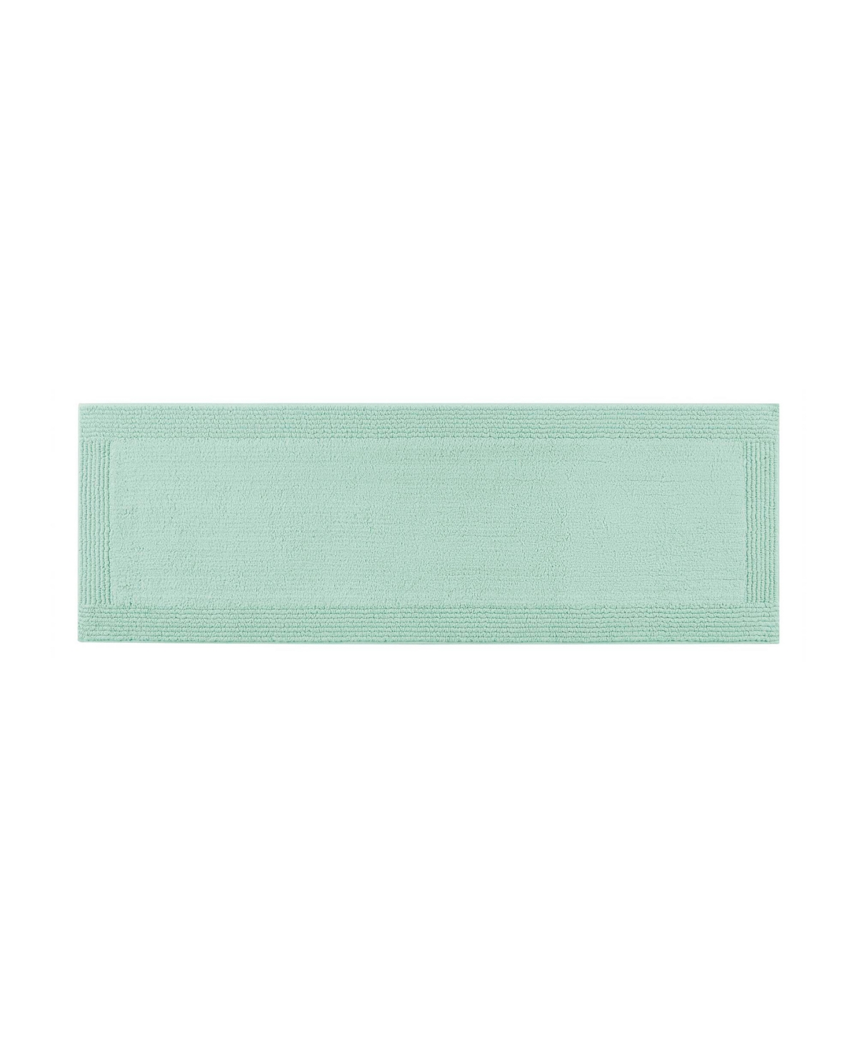 Madison Park Signature Splendor Reversible Tufted Cotton Bath Rug, 24" X 72"