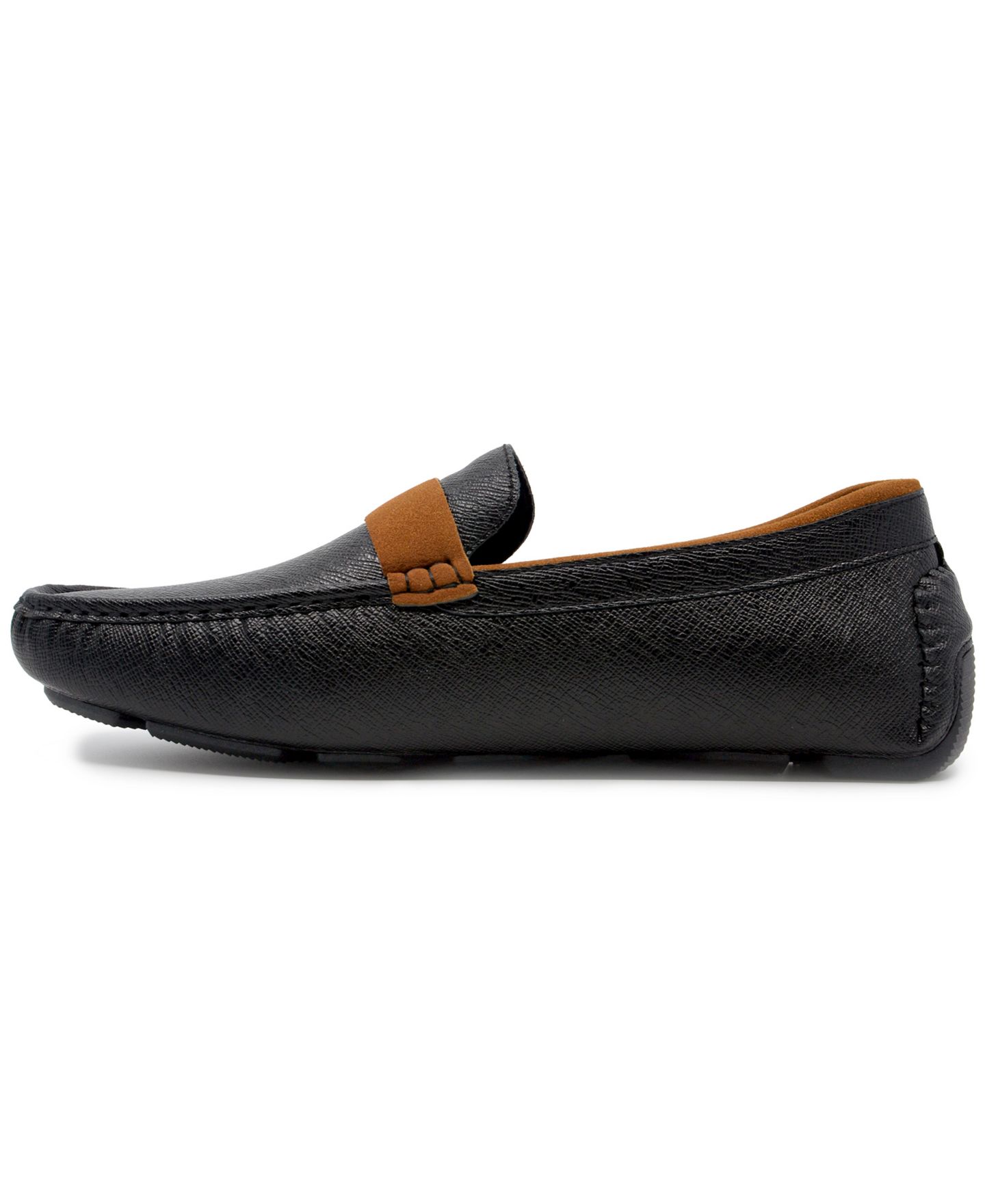 Мужские туфли Akademiks Dover Slip On Driving, цвет: Чёрный — фото 7