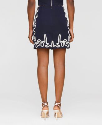 Women's Embroidered Mini Skirt