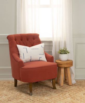 Glam Striped Woven Decorative Pillow, 14" x 20"