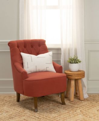 Glam Striped Woven Decorative Pillow, 14" x 20"