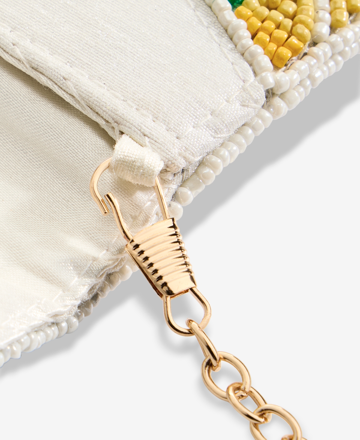On 34th Hand Beaded Envelope Clutch, Exclusively At Macy's In White