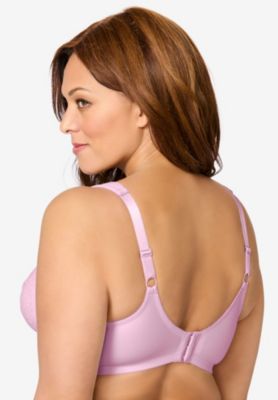 Women's Full Coverage Lace Overlay Bra