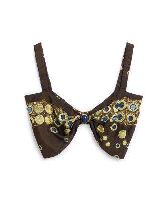 Women's Accessory Detailed Crop Top