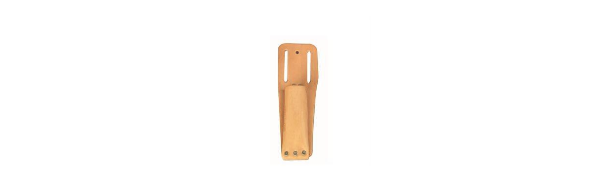 15-227 Knife Holster - Leather Closed End - Beige