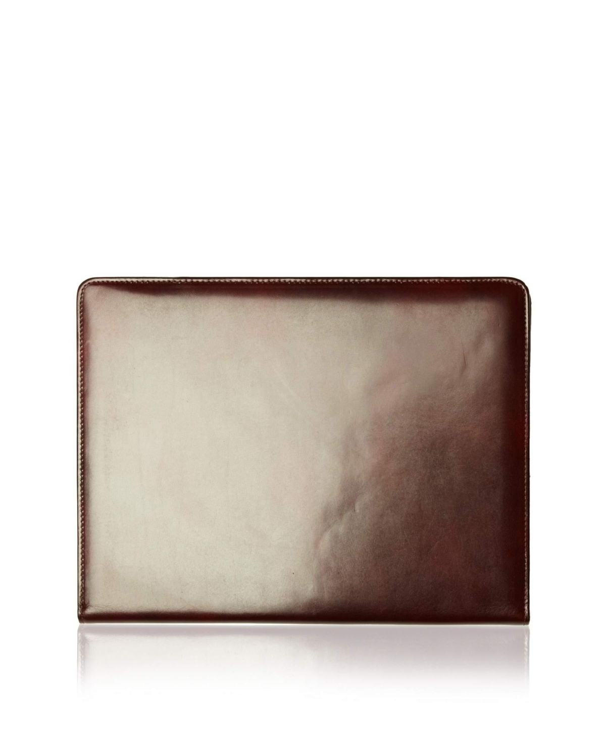Old Leather 8.5 X 11 Pad Portfolio - Dark brown