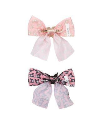 & Kuromi 2-Piece Hair Clip Bows