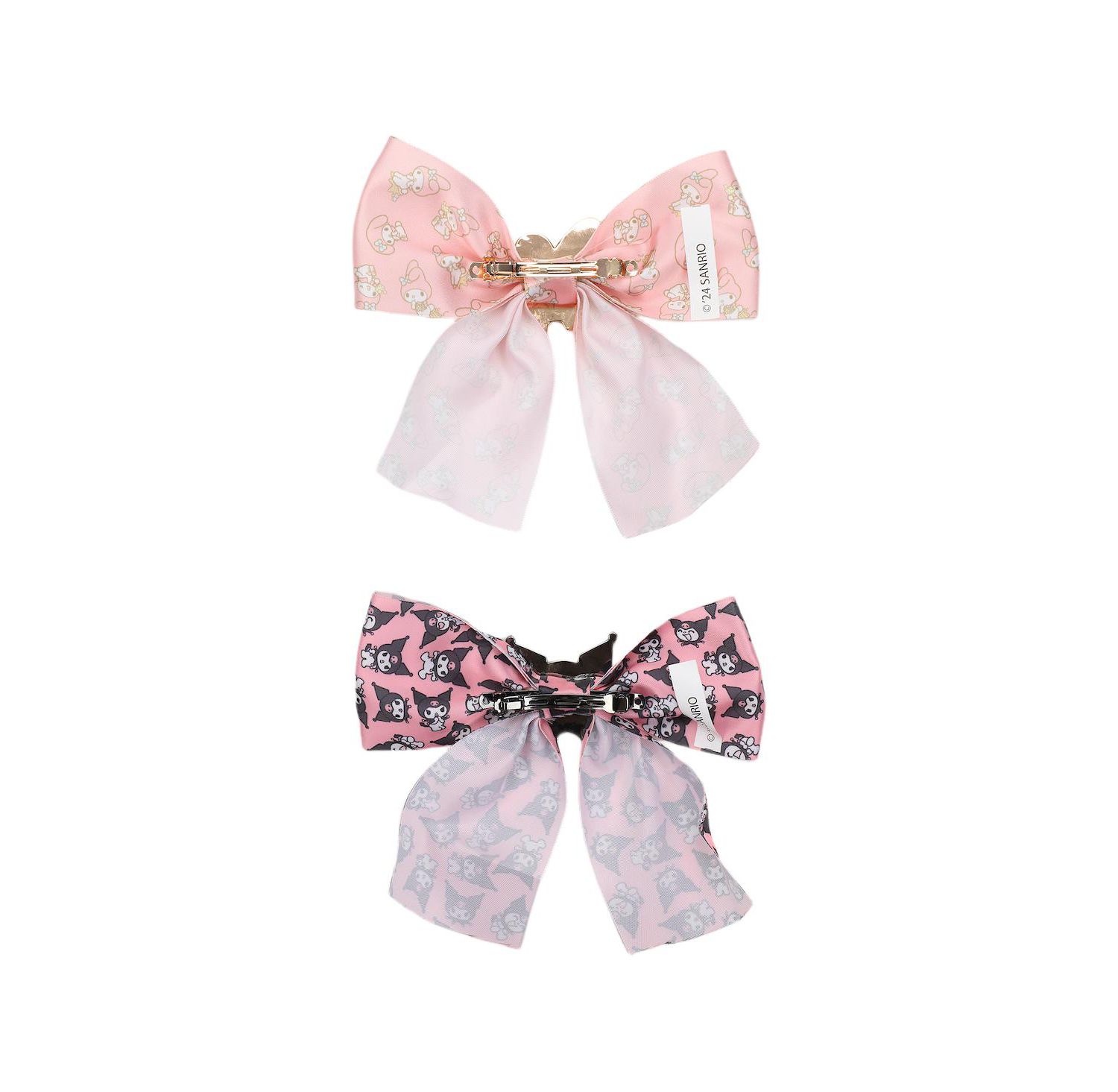 and Kuromi 2-Piece Hair Clip Bows