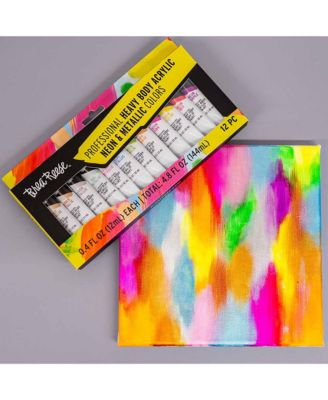 Professional Heavy Body Acrylic: Neon & Metallic - 12ct