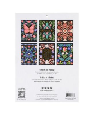 Scratch Art: Paper Pad - Butterfly Garden