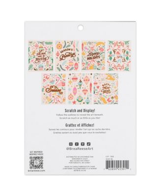 Scratch Art: Paper Pad - Retro Holiday Greetings