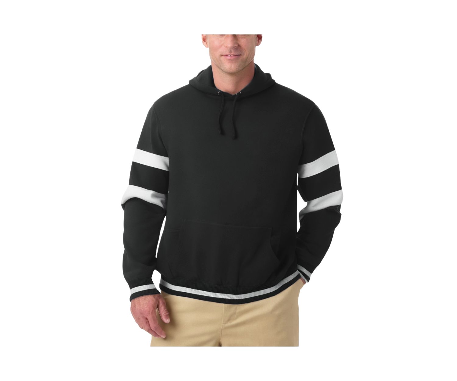 Big & Tall Coaches Collection Colorblocked Pullover Hoodie