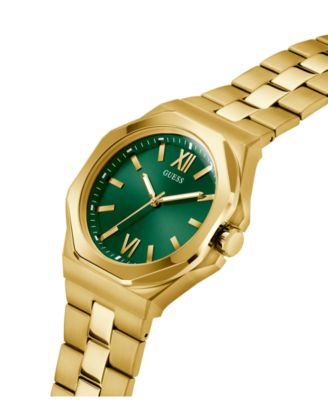 Men's Analog Gold-Tone Stainless Steel Watch, 42mm