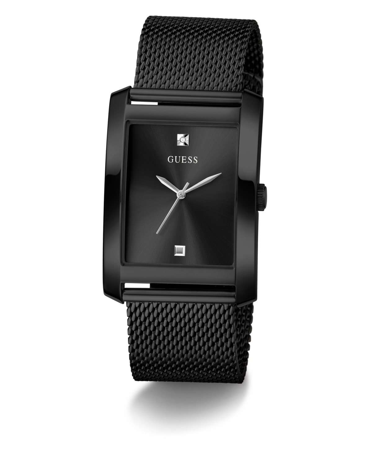 Guess Men's Analog Black Mesh Watch, 34mm