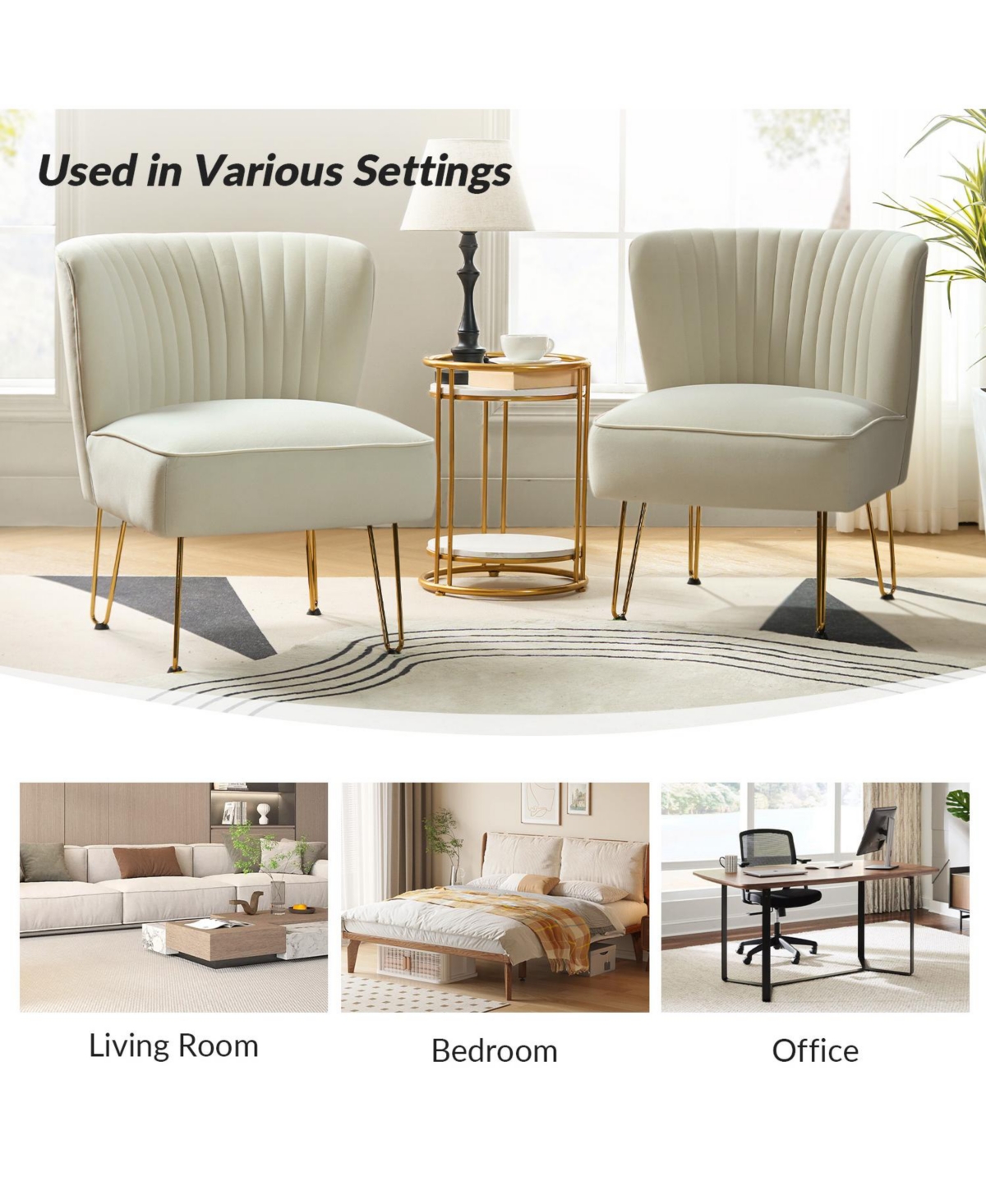 Wooden Upholstery Barto Side Chair with Tufted Back